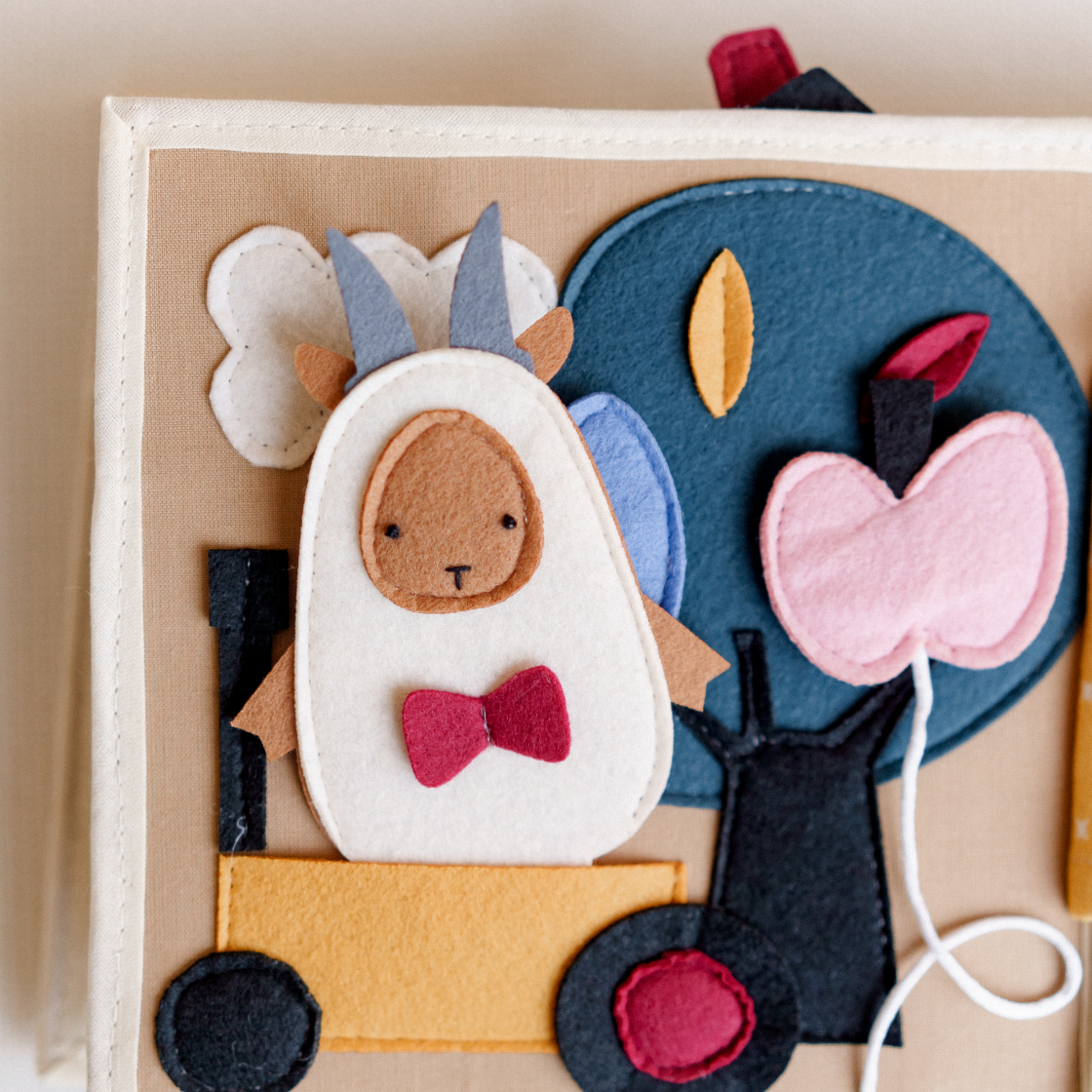 baby gift 1 year, baby boy quiet play, quiet book mini